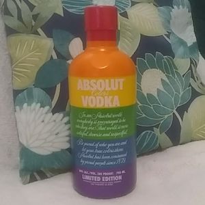 Absolut Vodka Colors Bottle Cover Rainbow Limited